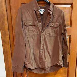 Duluth Trading Co Men's Brown Shirt/Jacket